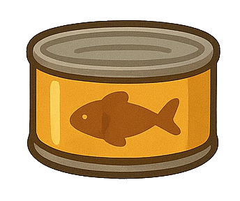 Tuna flakes : 1 can