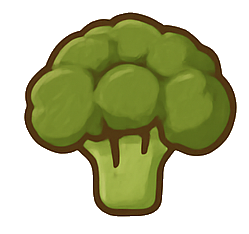 Broccoli florets : 300 g
