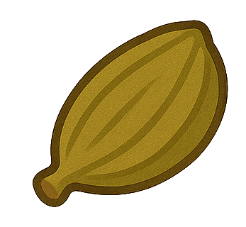 Ground cardamom : 1/2 tsp