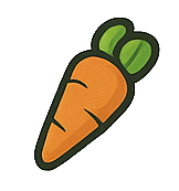 Carrots : 350 g