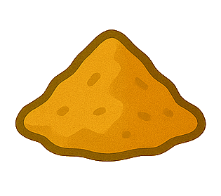 Turmeric : 1/2 tsp