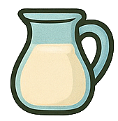 Lactose-free milk : 500 ml
