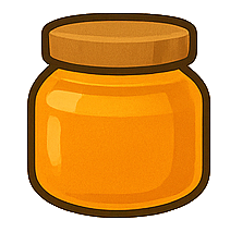 Honey : 1 tbsp