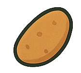 Potatoes : about 600 g

