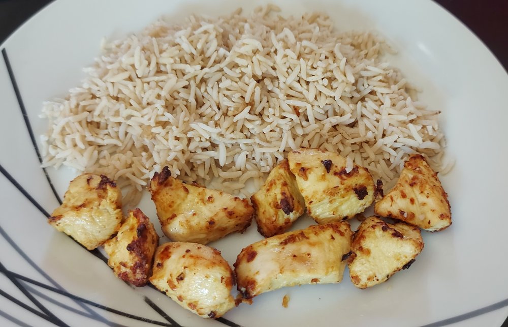 Sliced Chicken with Mustard