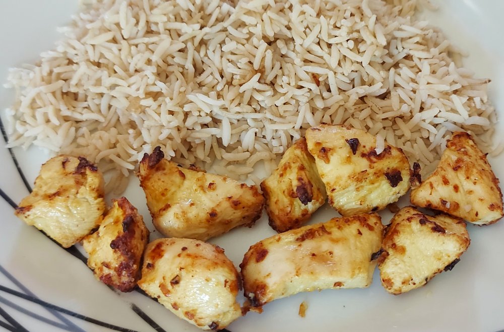 Sliced Chicken with Mustard