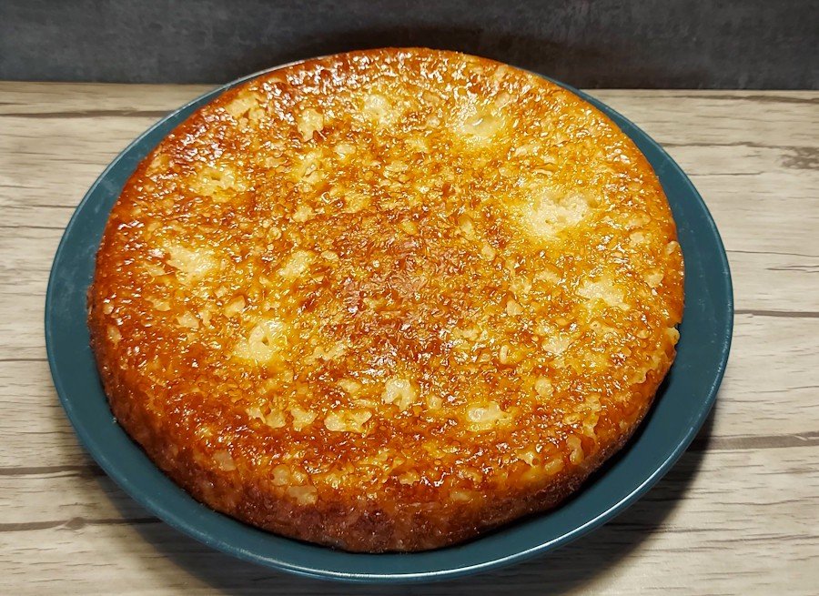 Rice pudding cake
